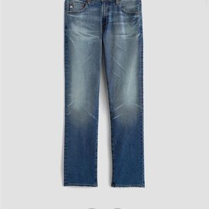 AG Adriano Goldschmied Faded Blue Straight Jeans